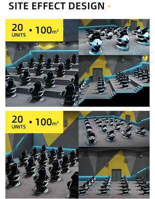 VR Dynamisches Kino Spannende Immersive 9D Themenfilm 3DOF Plattform Vergnügungspark