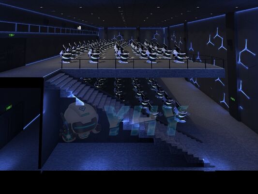 9D VR Dynamisches Motion-Kino-Simulator-Erlebnis mit 360-Grad-Drehung für mehrere Personen, Projektionsspiel, VR-Attraktionen, Kino