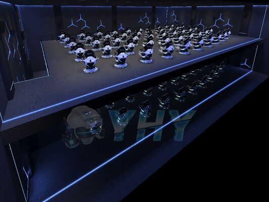 9D VR Dynamisches Motion-Kino-Simulator-Erlebnis mit 360-Grad-Drehung für mehrere Personen, Projektionsspiel, VR-Attraktionen, Kino