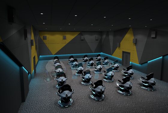 YHY Ultimate Crossing 2 9D VR Dynamisches Kino mit 360 Drehstuhl Schneller wirtschaftlicher Geschäftsbetrieb