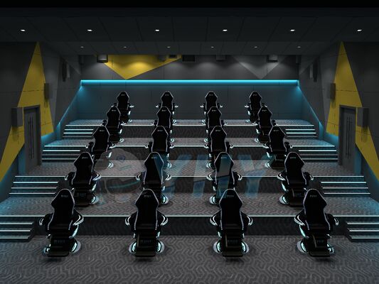 YHY Ultimate Crossing 2 9D VR Dynamic Cinema One-Stop-Lösungen mit 3-DOF-Bewegungsplattform-Unterstützung