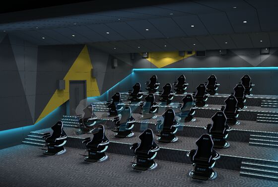 YHY Ultimate Crossing 2 9D VR Dynamic Cinema One-Stop-Lösungen mit 3-DOF-Bewegungsplattform-Unterstützung