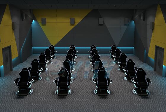 YHY Ultimate Crossing 2 9D VR Dynamisches Kino mit 360 Drehstuhl Schneller wirtschaftlicher Geschäftsbetrieb