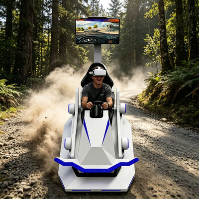VR-Rennsimulator, 3DOF-Plattform, Rennwagen-Fahrsimulator, Geschwindigkeits-Rennspiel, Arcade-Maschine, VR-Spielmaschine