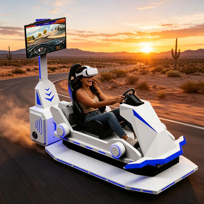Geschwindigkeitssteigerung F1 Auto-Rennspielmaschine 3 DOF 9D VR Racing Simulator Arcade Driving Simulator Indoor Metal Virtual Reality Ausrüstung