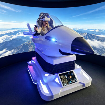 Großer 3D-Dynamischer Flugsimulator 9d VR-Kämpfer Innenhaus Plastik PC Weltraumkapsel Flugzeug Spiele Ausrüstung Einkaufszentren