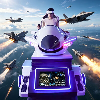 Großer 3D-Dynamischer Flugsimulator 9d VR-Kämpfer Innenhaus Plastik PC Weltraumkapsel Flugzeug Spiele Ausrüstung Einkaufszentren