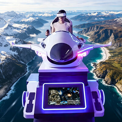 Neues Design VR Flugzeugsimulator Immersives Fliegenspiel Virtueller Flugsimulator 9D VR Spielmaschine für Innenunterhaltung