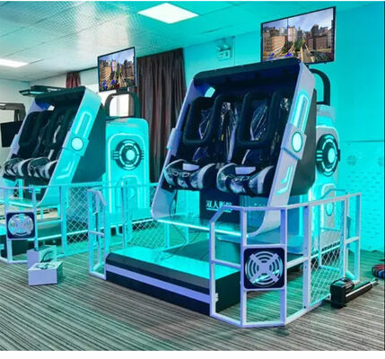 Indoor 9D VR Arcade Cinema Simulator 360 VR Spielautomat für zwei Spieler Metall Heimgebrauch VR MR Ausrüstung