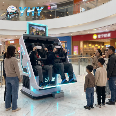 Indoor 9D VR Arcade Cinema Simulator 360 VR Spielautomat für zwei Spieler Metall Heimgebrauch VR MR Ausrüstung