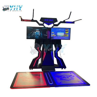 2 Spieler FPS VR Kat Walker Arcade Laufband Maschine 9D VR Simulator Gehplattform