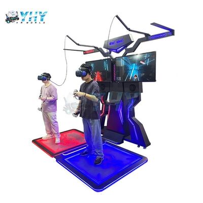 VR Shoot Shooter Gun Simulator 9d Virtual Reality Arena 2 Spieler Frucht Ninja Musik Tanz Revolution Spielmaschine