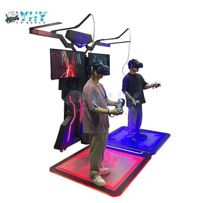 Arcade-Virtuelle Realität Tanz-Musik-Simulator VR Walk-Plattform 2 Spieler VR-Kampfspiel-Simulator