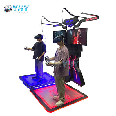 Interaktiver Indoor-Spielplatz VR Schuss Simulator Spielmaschine zum Verkauf Arcade VR Kampfmaschine mit Htc Vr Brille