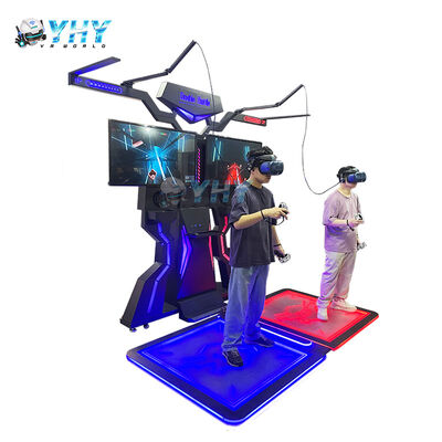 VR 360 Virtual Reality Zwei-Spieler-Schlachtplattform mit Metall- und Glasfaserkonstruktion für Innenhandelszentren
