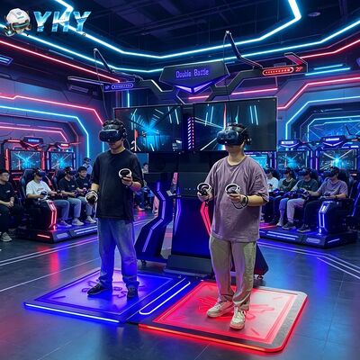 Arcade-Virtuelle Realität Tanz-Musik-Simulator VR Walk-Plattform 2 Spieler VR-Kampfspiel-Simulator