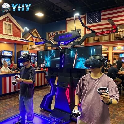 Kommerzielle Tanz-Musik-Simulator-Videospiel Spaßpark Arcade-Maschine VR-Tänzer-Maschine Virtual Reality Beat-Game-Maschine