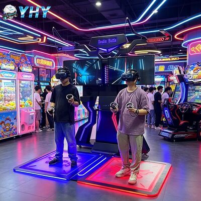 2 Spieler FPS VR Kat Walker Arcade Laufband Maschine 9D VR Simulator Gehplattform