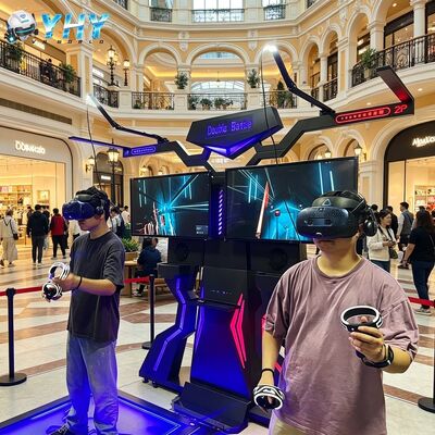 VR Two Versus Bewegungssensing Spielkonsole Multiplayer Online Große Schießung Donker Donker Schlachtfeld Erfahrung Museum Ausrüstung