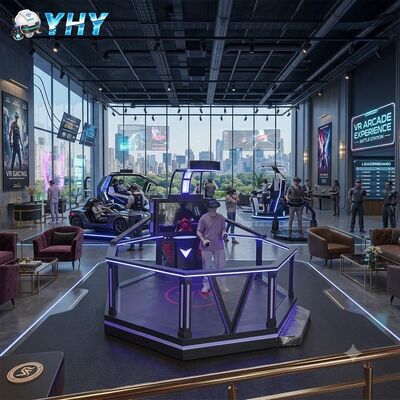 Fashion VR Walking Platform Vergnügungspark Virtuelle Realität 9d Spielkonsole VR CS VR Simulator Spielkonsole