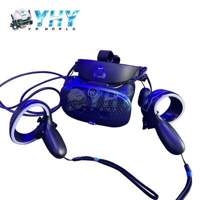 Kommerzielle interaktive VR-Schlachtstation Blaue Beleuchtung Immersive Hindernislauf-Wettbewerb VR Arcade-Maschine VR Erfahrung