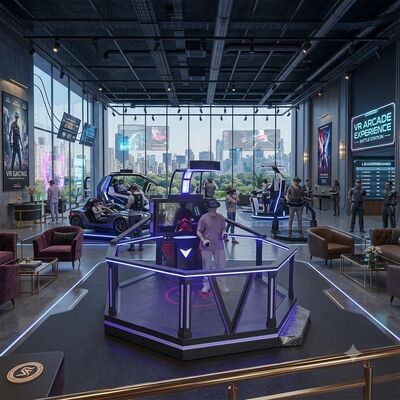 Fashion VR Walking Platform Vergnügungspark Virtuelle Realität 9d Spielkonsole VR CS VR Simulator Spielkonsole