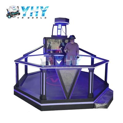 Interaktiver VR-Spielsimulator 9D Virtual Reality 1 Spieler Großer Raum HTC 9D VR-Simulator für VR Gaming Park