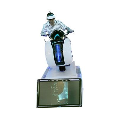 Münzbetriebene Verrückte VR Motorrad Dynamischer Sitz Großer Bildschirm Hochwertige Innen-Außenflughafen Vergnügungspark Einkaufszentrum