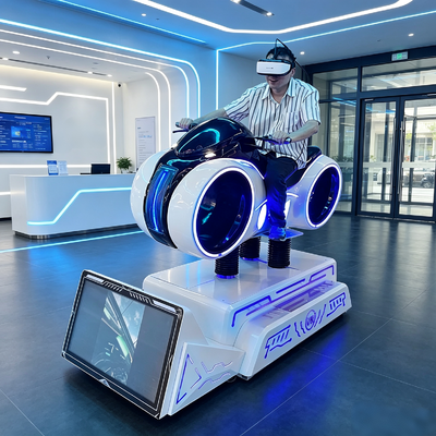 Vergnügungspark Indoor-Spielplatz VR-Motorrad-Abenteuerpark Virtual-Reality-Spielautomat Rennsimulator