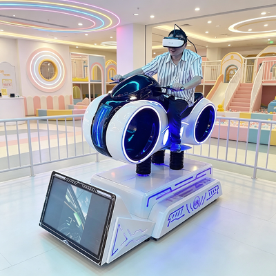 Kinder Indoor Spielplatz 360 Virtual Reality Ausrüstung Münzbetriebenes Motorradspiel 9d VR Rennwagen 9d VR Motorsimulator