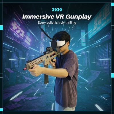 Indoor VR Shoot Ausrüstung Arcade Spielzimmer 9d Vr Kinder Waffenschießspiel Simulator