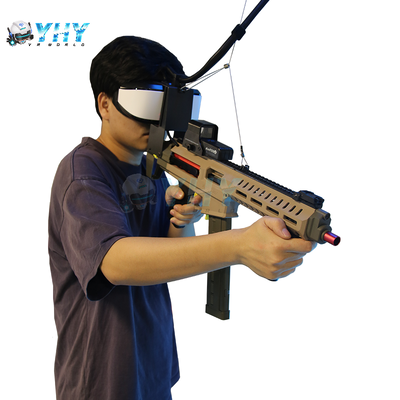 Neues Design 9D VR-Gewehrapparat für Kampfsimulationen, 1 Spieler, Online-Gewehr, CE-Zertifikat, Indoor-VR-Technologie