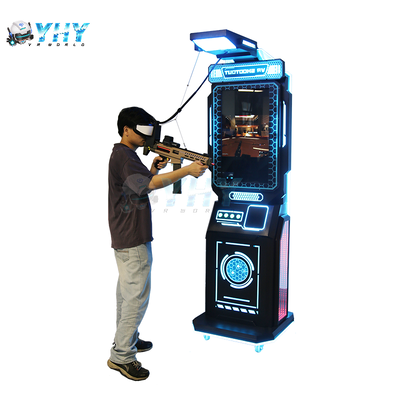 Kommerzielle 9D VR-Pistolen-Schießsimulator-Stand-Virtual-Reality-Arcade-Spielmaschine mit Bewegungssteuerung für Parks