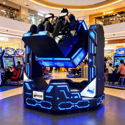 Interaktiver 2-Spieler 1080 VR 360 Motion Ride Simulator für kommerzielle VR-Themenparks