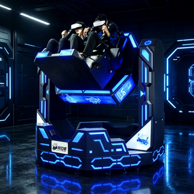 Kommerzieller 2-Sitzer 1080 Motion Platform VR Achterbahn Simulator mit immersivem synchronisiertem Windeffekt