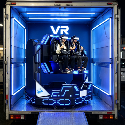 Doppelspieler 1080 Grad Rotation VR Iron Warrior 360 720 1080 Motion Chair Virtual Reality Arcade-Maschine