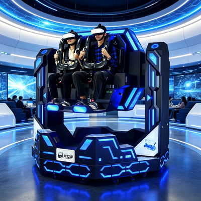 Doppelspieler 1080 Grad Rotation VR Iron Warrior 360 720 1080 Motion Chair Virtual Reality Arcade-Maschine