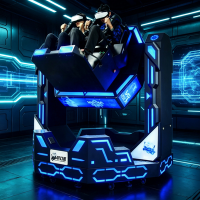 Extreme Thrill 1080 Grad Drehbare VR Achterbahn Maschine 2 Spieler Bewegungssimulator Für Einkaufszentrum