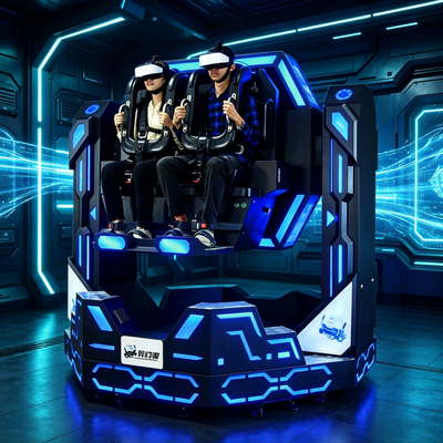Factory Direct Sale 1080 Degree VR Iron Warrior 2 Seater Roller Coaster Simulator Machine