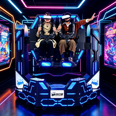 Certified Commercial 360 720 1080 Degree Rotating 9d Vr Roller Coaster Vr Game Machine Arcade Equipment Manufacturer