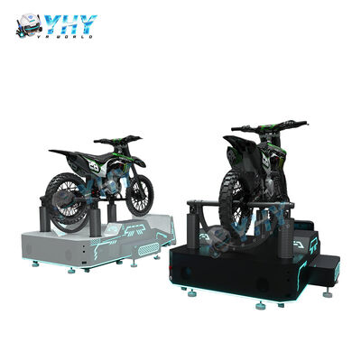Commercial VR Mountain Motorcycle Simulator Interactive Fitness & Extreme Sports Arcade Platform