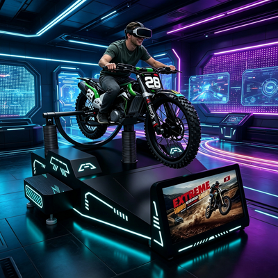 High-ROI Commercial Vr Mountain Motor Track Racing Simulator 4dof Dynamic Motion Platform