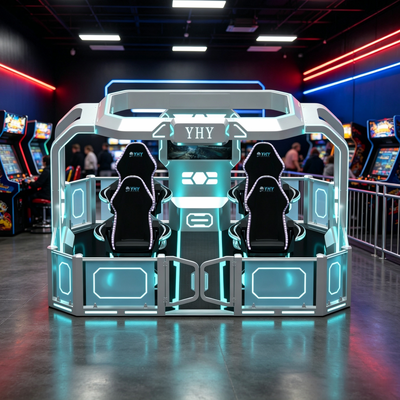 4-Player Multiplayer 360 Degree VR Motion Simulator Ride Platform for Game Centers and Scenic Spots