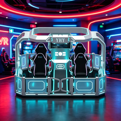 Multi-Unit Sync 4 Players 360 Degree VR Motion Simulator for Commercial VR Parks