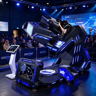 Space-Saving 3-in-1 360 Degree Rotating VR Arcade Simulator with High ROI