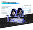 Ei-Stuhl-im Freien wechselwirkende Doppelsitze 9D VR für Vergnügungspark