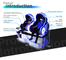 2-Sitze- Film-Kino der virtuellen Realität des Stuhl-9D des Simulator-2.5KW VR mit kühler Beleuchtung