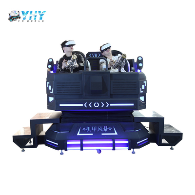 YHY 9D VR Simulator Virtual Reality Kino Indoor Vergnügungsmaschine 2 Sitze Mecha Krieger
