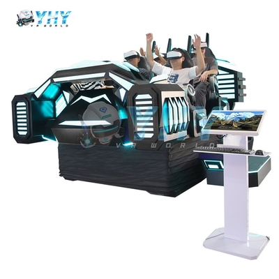 VR-Kino 9D Videospiel-Film 3 DOF Plattformstuhl 6 Spieler VR-Theater Indoor-Vergnügungspark Spaß