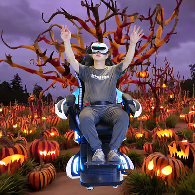 360-Grad-Drehung VR-Überquerungsstuhl mit Einzelsitz für immersives VR-Kinoerlebnis